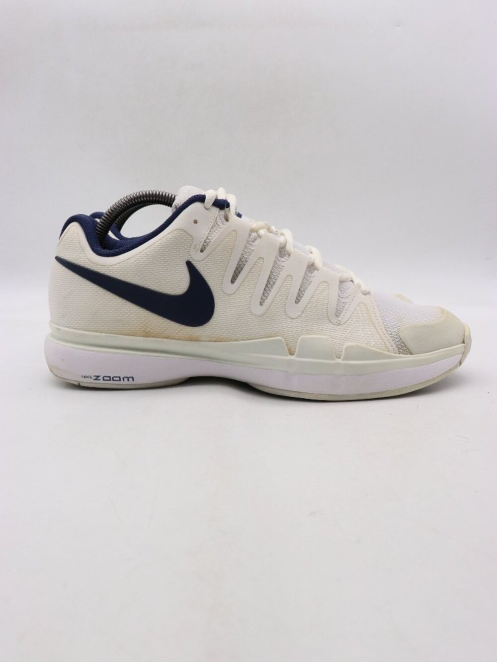 Nike Zoom Vapor 9.5 White Blue Men's Size 9.5 Athletic Sneakers